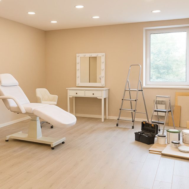 Studio-Umbau Attractive Cosmetics